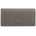 MANCINI TRIPLE-POCKET LEATHER WALLET, WOVEN COLLECTION