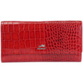 MANCINI CROCO COLLECTION QUADRUPLE LEATHER WALLET - 2 