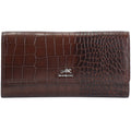 MANCINI CROCO COLLECTION QUADRUPLE LEATHER WALLET - 2 
