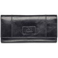 MANCINI CASABLANCA COLLECTION TRIPLE-POCKET LEATHER WALLET