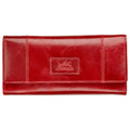 MANCINI CASABLANCA COLLECTION TRIPLE-POCKET LEATHER WALLET