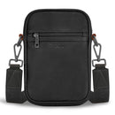 Onyx / Leather Vertical Cross-Body Bag
