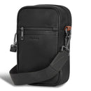 Onyx / Leather Vertical Cross-Body Bag