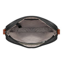 Onyx / Leather Cross-Body Bag