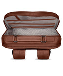 Onyx / Leather Compact Backpack