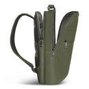 Onyx / Leather Compact Backpack