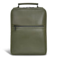 Onyx / Leather Compact Backpack