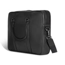 Onyx / Leather Slim Briefcase