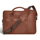 Onyx / Leather Slim Briefcase
