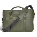 Onyx / Leather Slim Briefcase