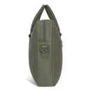 Onyx / Leather Slim Briefcase
