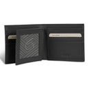 Onyx / Leather Center Wing Wallet