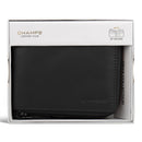 Onyx / Leather Zip Around Wallet