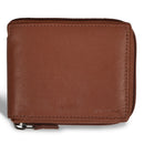 Onyx / Leather Zip Around Wallet