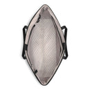 Onyx / Leather Open Tote