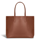 Onyx / Leather Open Tote