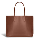 Onyx / Leather Open Tote