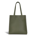 Onyx / Leather Vertical Tote