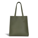 Onyx / Leather Vertical Tote