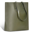 Onyx / Leather Vertical Tote