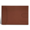 Onyx / Leather Bi-Fold Clip Wallet