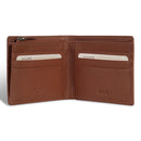 Onyx / Leather Zip Bi-Fold Wallet