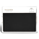 Onyx / Leather Vertical Slim Wallet
