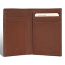 Onyx / Leather Vertical Slim Wallet