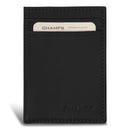 Onyx / Leather Mag Hybrid Card Holder