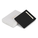 Onyx / Leather Mag Hybrid Card Holder