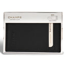 Onyx / Leather Mag Hybrid Card Holder