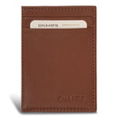 Onyx / Leather Mag Hybrid Card Holder