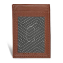 Onyx / Leather Mag Hybrid Card Holder