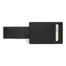 Onyx / Leather Mag Card Case