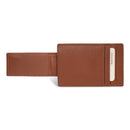 Onyx / Leather Mag Card Case