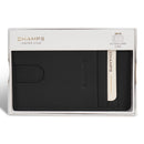 Onyx / Leather Access Card Case