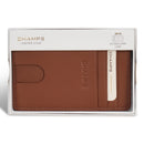 Onyx / Leather Access Card Case